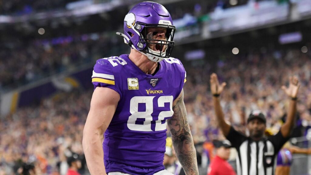 Former Vikings TE Kyle Rudolph retiring after 12 NFL seasons, starting  media career